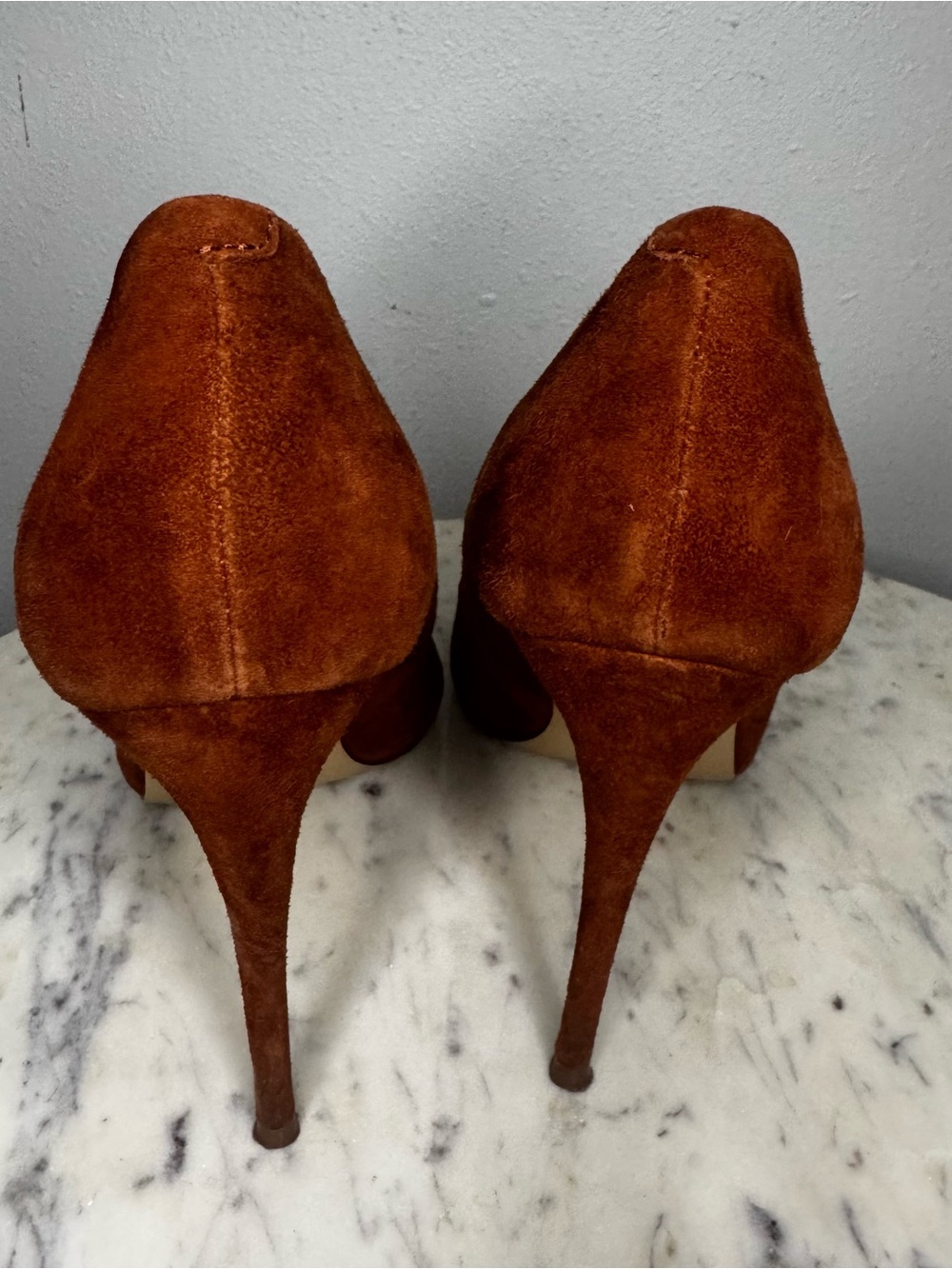 Steve Madden "Daisie" Heels Size 10
Suede brown shoes pointy toe - Picture 5 of 7